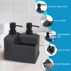 Kitchen Soap Dispenser Set,Dish Soap Dispenser and Hand Soap Dispenser