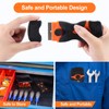 2PACK Razor Blade Scraper, 2-in-1 Scraper Tool with 12Pcs Plastic