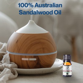 uh*Roh*Muh Australian Sandalwood Essential Oil 5 ml - 100% Natural & Pure Steam Distillate of Australian Sandalwood Heartwood for Aromatherapy