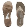 Clarks Women's Breeze Sea Flip-Flop, Taupe, 7