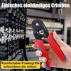 Kraftline Crimping Pliers Set with 1200 Wire End Ferrules, End