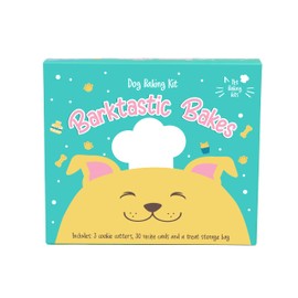 Gift Republic Barktastic Bakes - Dog Treat Baking Kit - Dog Bone Cookie Cutter Set & Recipe Kit