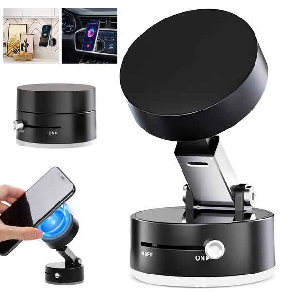 Diinou Vacuum Magnetic Suction Phone Holder, 2025 New Magnetic Suction
