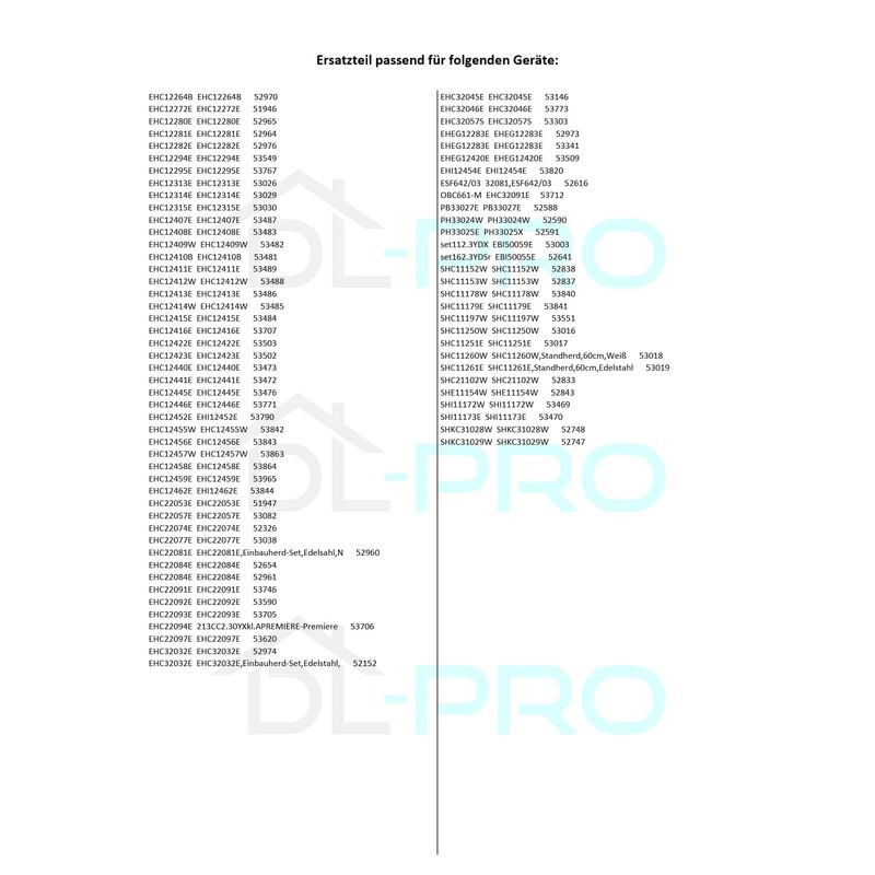 DL-pro Oven Switch for Amica 1033941 Dreefs 11HE-149 Switch for