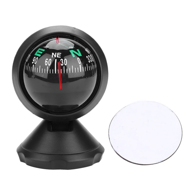 Gegong Adjustable Night Vision Compass for Boats Vehicles Black Marine