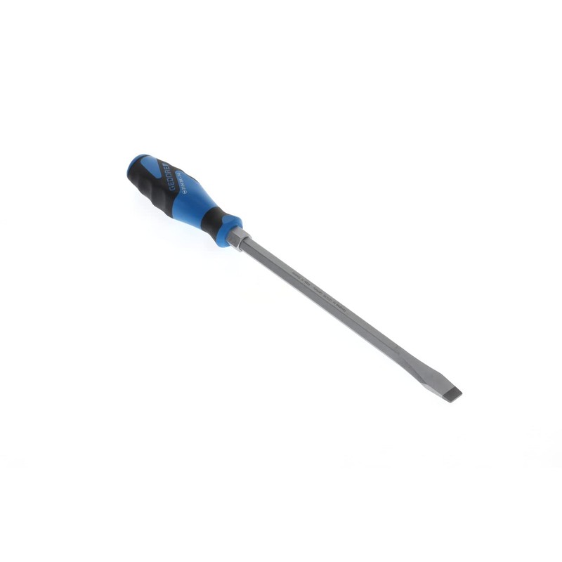 GEDORE Screwdriver slotted with striking cap, Screwdriver, 3-component handle, length