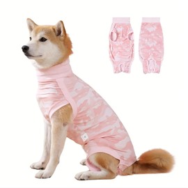 Dog Recovery Suit Dog Onesie for Surgery Female, Breathable Dog Surgery Spay Recovery Suit for Male Neuter Dogs, Dog Cone Alternative to Stop Licking Dog Onesies Body Suits for Small Large Dogs