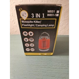 Solar 3-in-1 Solar USB Mosquito Killer Lamp Camping Flashlight Emergency Light NEW.