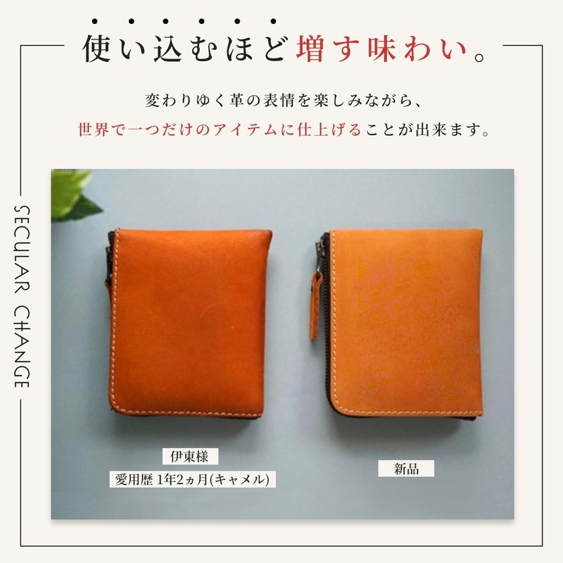 Kamedo Bag Manufacturing Wallet, Coin Purse, Men's, Genuine Leather, Coin