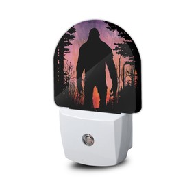 YESPOAK Vintage Bigfoot Dusk to Dawn Night Light,Auto Sensor Lamp Home Indoor Stairway Kitchen Corridor,Night Lights Plug Into Wall Decor, Boys Girls Women Men Room Gifts