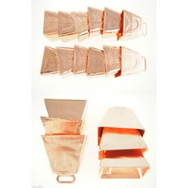 rackcrafts.com Heavy Duty Brass Metal Cows Moo Moo Bells Wedding Anniversary Bridal Baby Shower (Large)