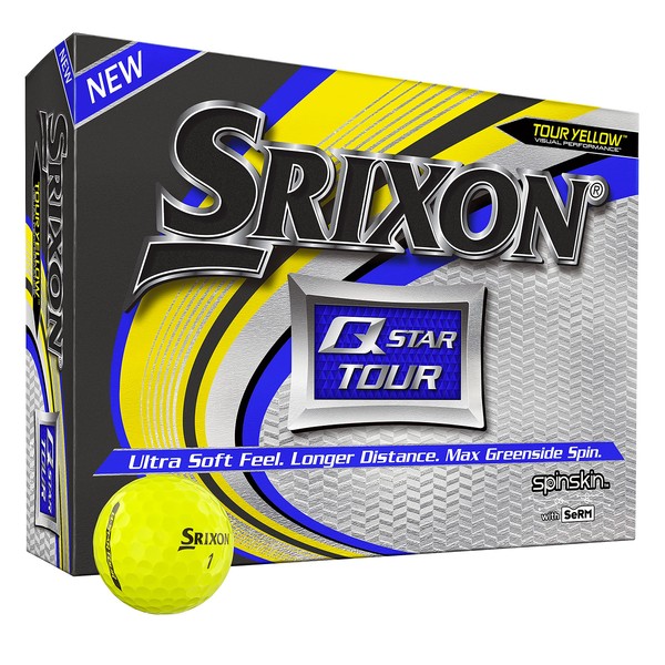 Star Tour 3 Golf Balls, Yellow (One Dozen) - 1