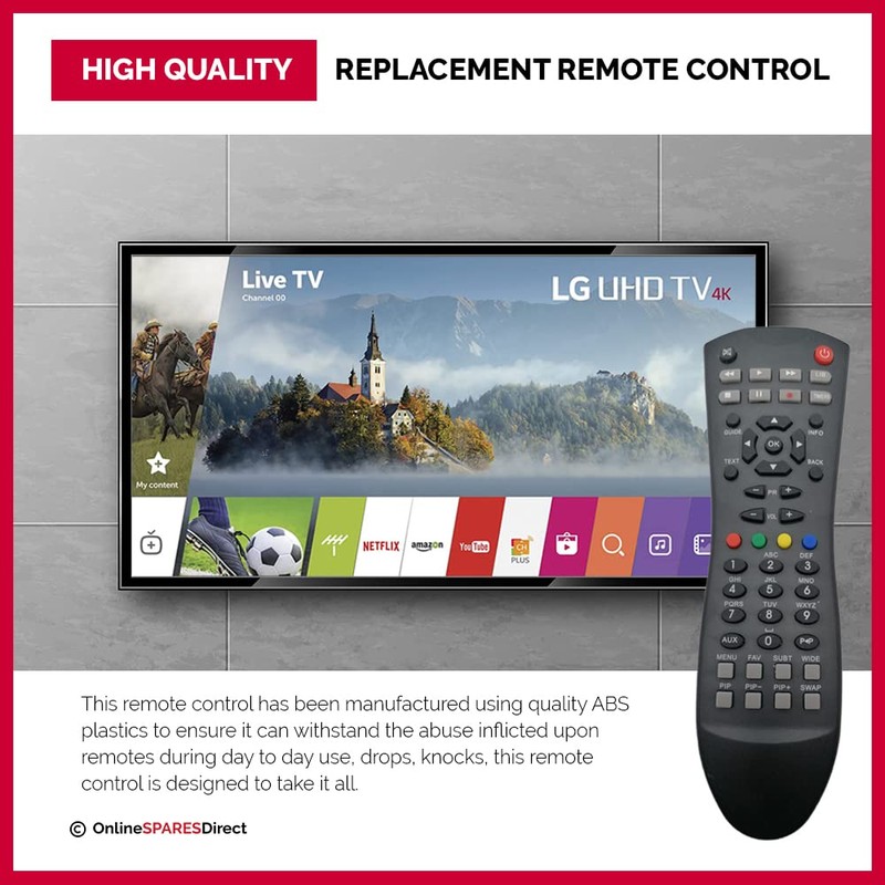 Replacement Remote Control For Alba, Bush and DIGIMOME RC1101 30058733