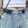 2PC No Buckle Stretch Belt Elastic Waist Belt Women No