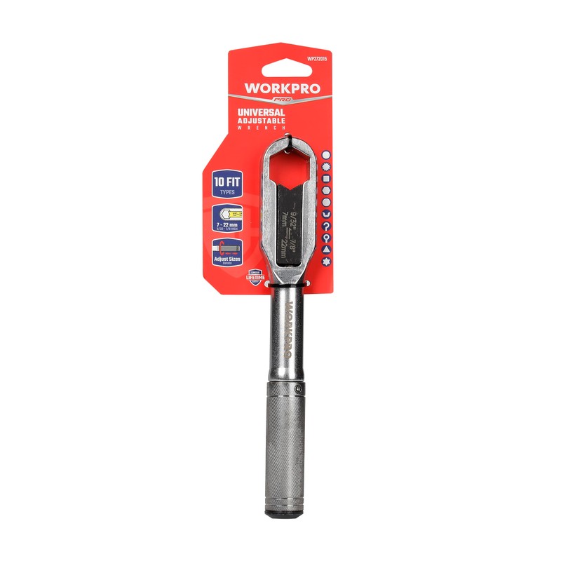 WORKPRO Universal Adjustable Wrench