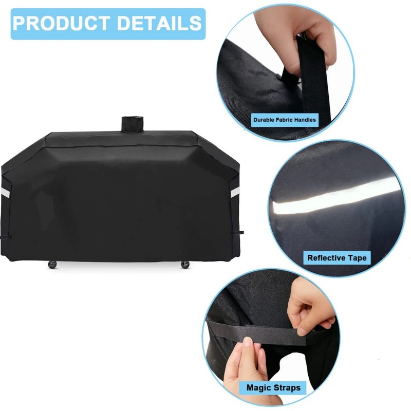 FORYEYC 79 inch Grill Cover for Smoke Hollow 4 in