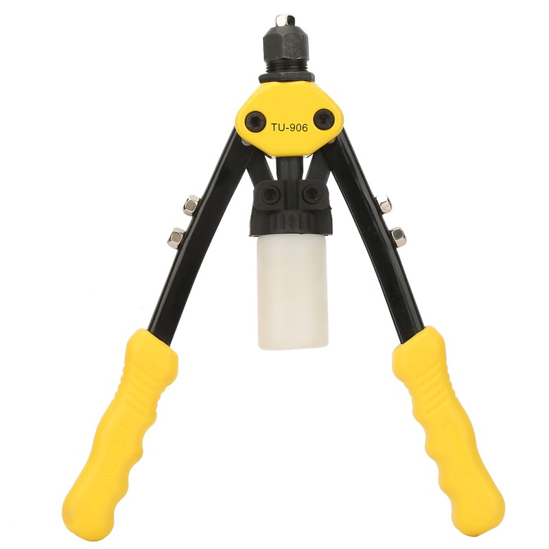 Rivet Nut Gun Double Handles Manual Hand Riveter Nail Riveting