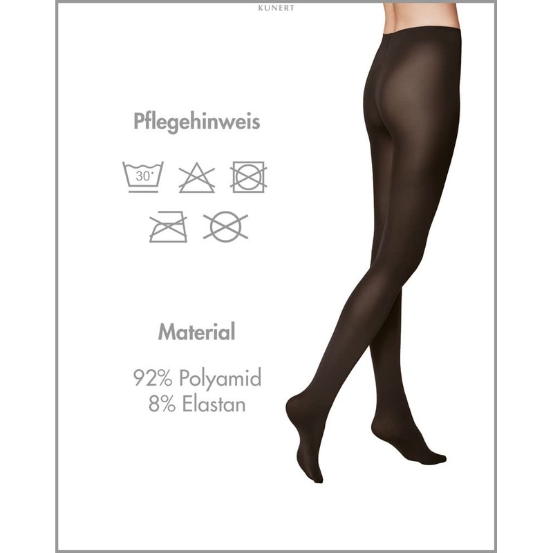 KUNERT Women's Tights Velvet 80 Opaque Matt 80 Denier, Espresso