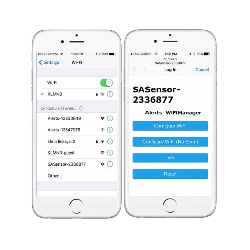 Water and Temperature Alert with Text Message and Email Notifications,
