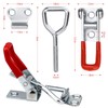 4 Pcs Adjustable Toggle Clamp, Metal Toggle Latch Non-Slip Quick