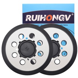 RUIHONGV 2 Pack Sander Pad for Dewalt, 5 Inch 8 Hole Hook and Loop Sander Replacement Pad for Dewalt DWE64233 N329079, Metal Sanding Pad for Dewalt DWE6423 DWE6421 DCW210 DWE6420 Random Orbital Sander
