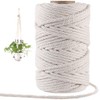 6mm Macrame Cord, 165 Feet Thick Cotton Macrame Rope for