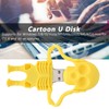 Cartoon U Disk Yellow Skull Appearance High Speed Bulk Storage