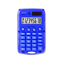 Rebell RE-STARLET V Taschenrechner, Dual-Power 8-stelliger, violett