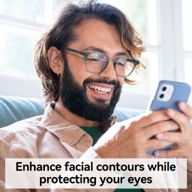 Dollger Square Blue Light Blocking Glasses Women Men Computer Eyeglasses Fashion Light Weight TR90 Blue Light Glasses