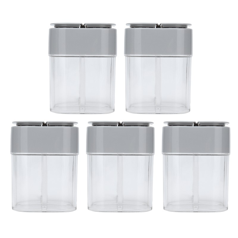 5pcs 4 in 1 Spice Container Seasoning Spice Shaker with