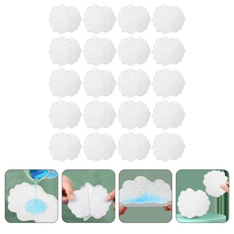 BESPORTBLE 20pcs Underarm Soft and Breathable Armpit for Women Sweat