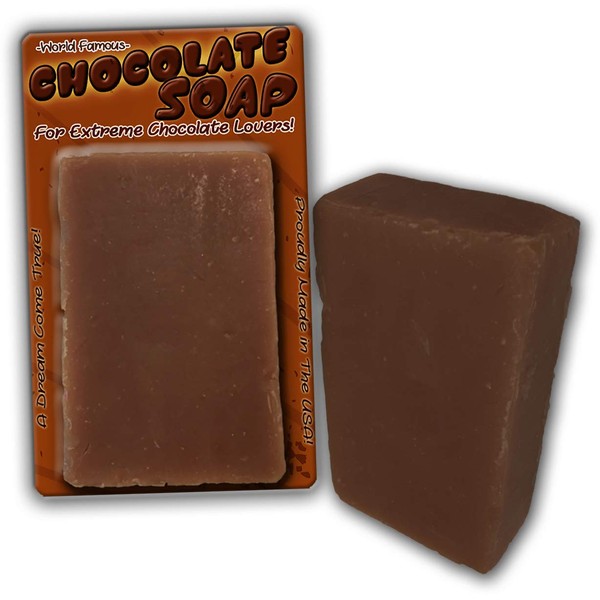 Chocolate Soap Chocolate Scented Bar Soap Funny Unisex Spa Gags for Women Men Chocolate Gags Secret Santa White Elephant Stocking Stuffers Novelty Soap Wife Friend Girlfriend