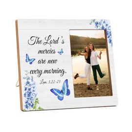 Christian Gifts Picture Frame For Women, Bible Verse Photo Frame, Faith Based Gifts For Family Friend Sister Besties, Inspirational Gifts Frame For Birthday Christmas Thanksgiving Graduation -A09