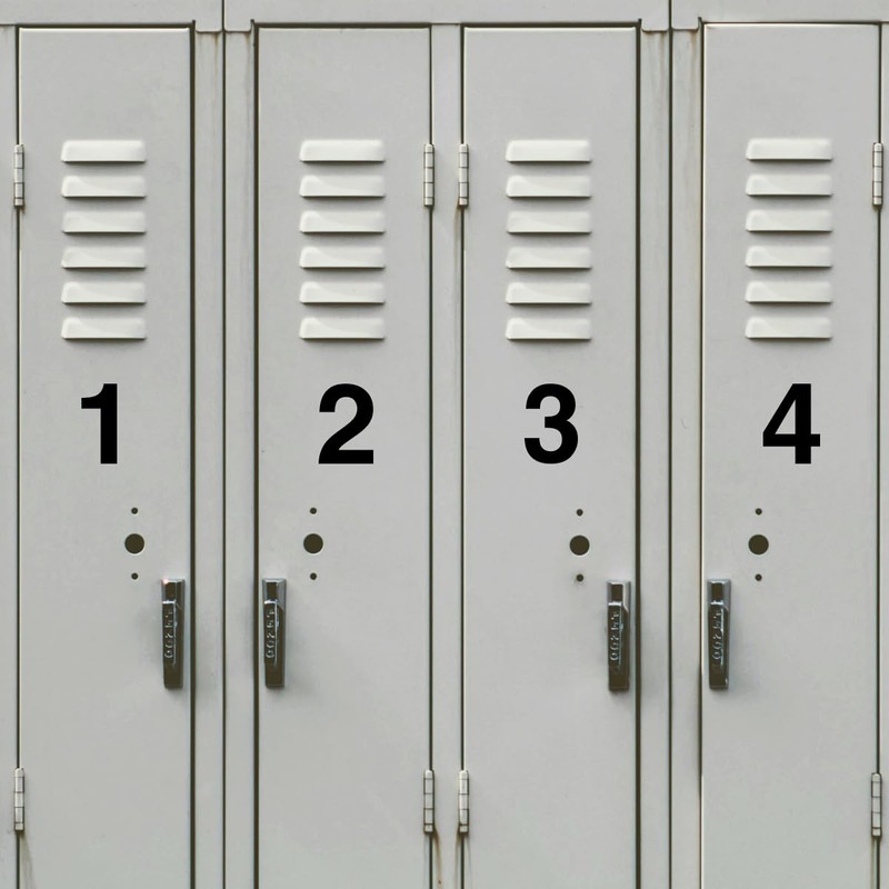 Number Sticker Number Letter for Gluing Number 10 cm Number