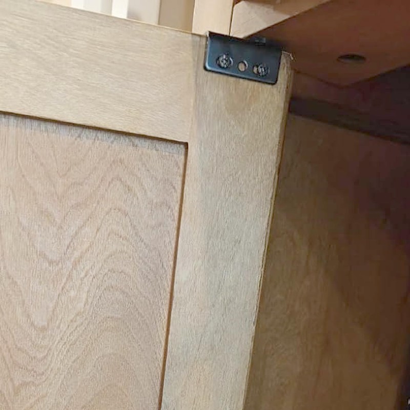 Black Simplex Concealed Hinges, pair