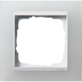 GIRA 0211334 Cover Frame, 1 Gang Gira Event Opaque White White Intermediate Frame