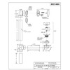 Westbrass 493144H-62 12" & 4" Bath Waste & Overflow Assembly