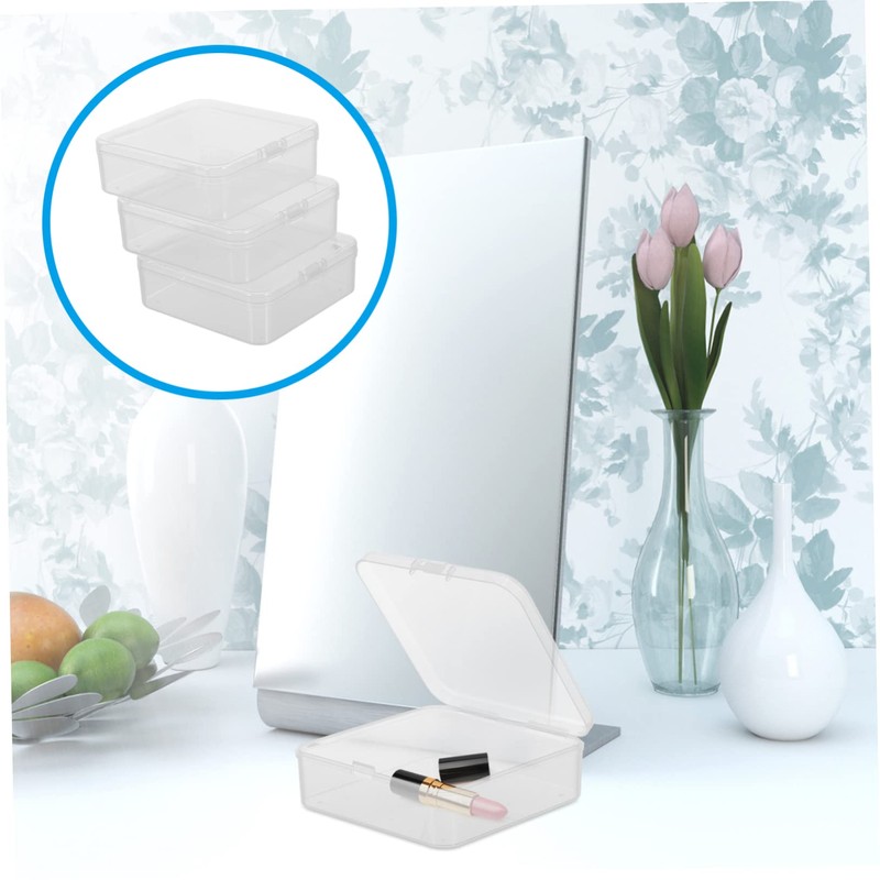 Sosoport 3 Pcs Multi Functional Storage Boxes PP Plastic Containers
