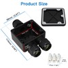 Helunsi Waterproof Junction Box 3 Way, IP68 External Waterproof Electrical
