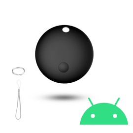 MaiLv Air Tag 1-Pack for Android,Google Certified Key Finder/Luggage Tracker/Item Locator,Bluetooth Tracker for Android Works with Google Find My Device App for Wallet,Backpack,Suitcase etc-Black