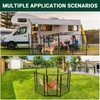 Dog Playpen,40 inch(H) 18 Ft(L) 8 Panels Dog Fence Indoor/Outdoor,Heavy