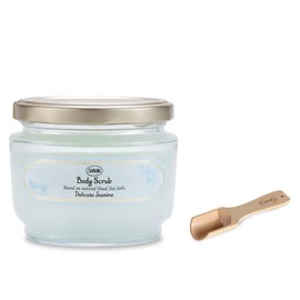 Sabon Body Scrub Jasmine + Wood Spoon Set, 320g, 1 piece / 사봉 바디스크럽 자스민 + 우드스푼 세트, 320g, 1개