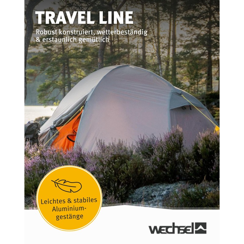 Wechsel Groundsheet Venture 1 I Black I Robust Tent Underlay