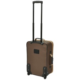 Rockland Fashion Softside Upright Luggage Set,'Expandable,Lightweight,Telescopic Handle,Wheel, Brown, 2-Piece (14/19)