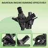 PUAMRPTS Engine Coolant Thermostat Housing Assembly - Compatible with Ford