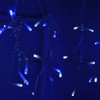 JnDee Safe Voltage Fully Weatherproof Icicle Christmas Fairy Lights Blue