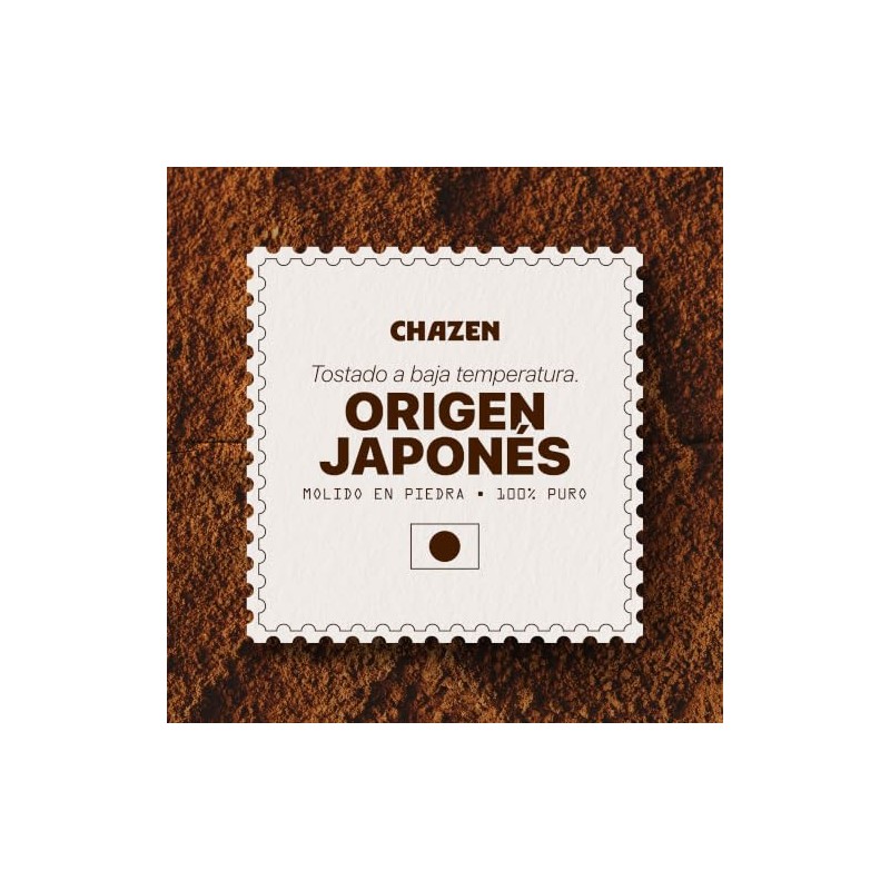 Hojicha Polvo Orgánico Japonés Chazen 50g Verde Tostado