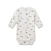 Sanetta Baby Boy Bodysuit, White Pebble