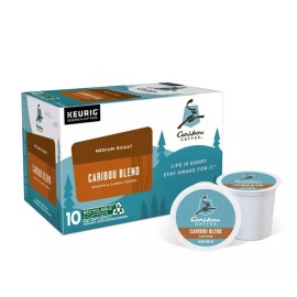 Caribou Coffee 40 Caribou Blend Keurig K-Cup Coffee Pods - Medium Roast - 40 Count Best 10/2024