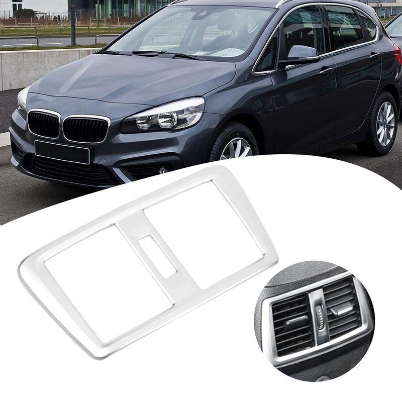 KIMISS Rear Air Conditioner Frame Trim ABS Chrome for 218i